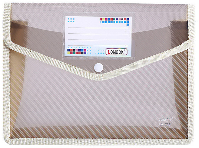 포스트로드 단추 파일 정리 바인더 A3용, 베이지, 1개