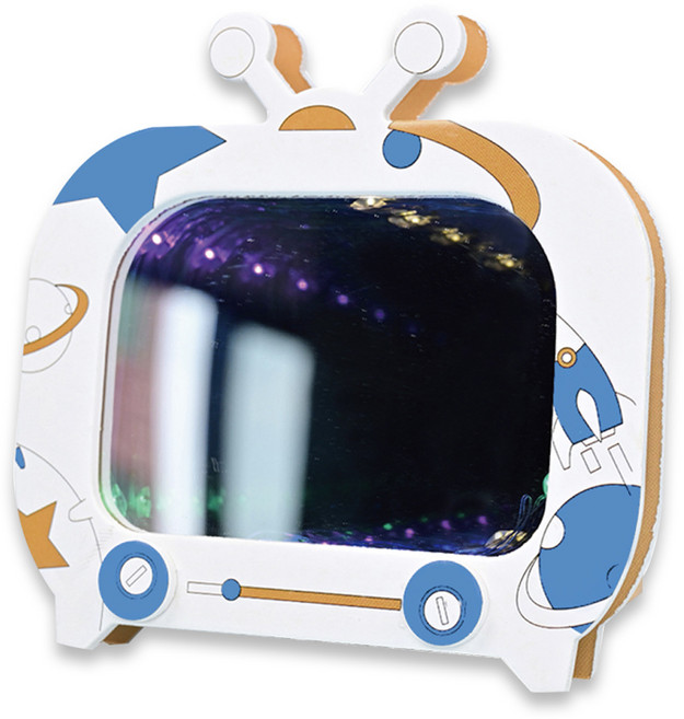 티처스 STEAM 우드락 초등과학실험키트 과학교구 LED 인피니티미러 만들기, 1개