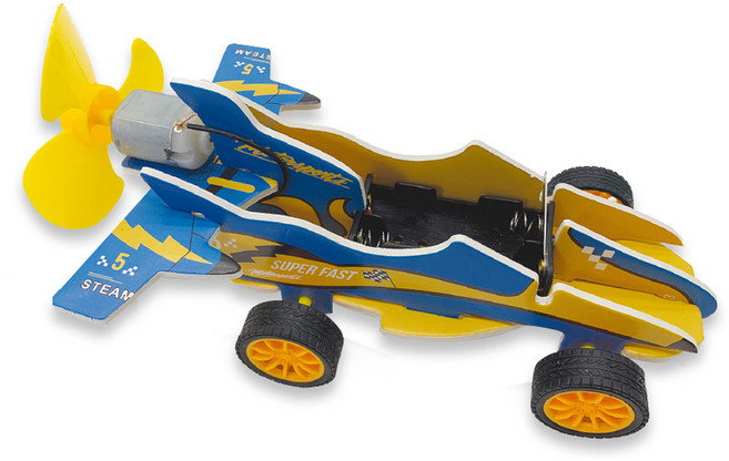 티처스 STEAM 우드락 초등과학실험키트 과학교구 DIY 풍력에너지 레이싱 카, 단품