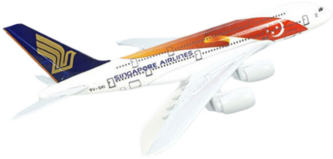 飛機模型, 93 新加坡航空旗 A380, 1盒