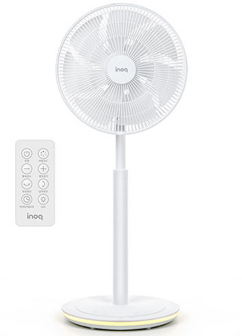 이노크아든 스마트 무드등 3D회전 BLDC 무선 선풍기, IA-D190
