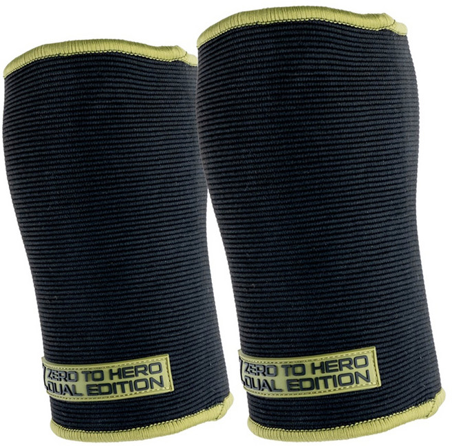 제로투히어로 헬스 팔꿈치 무릎 듀얼 보호대 더블 슬리브 2p, 1개, 혼합색상