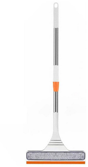 리빙공감 유리창 롱스탠드 청소 스퀴지 밀대, 1개, 화이트