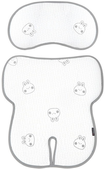 마니또 유아용 클린 카시트용 쿨시트, 바니그레이, 1개