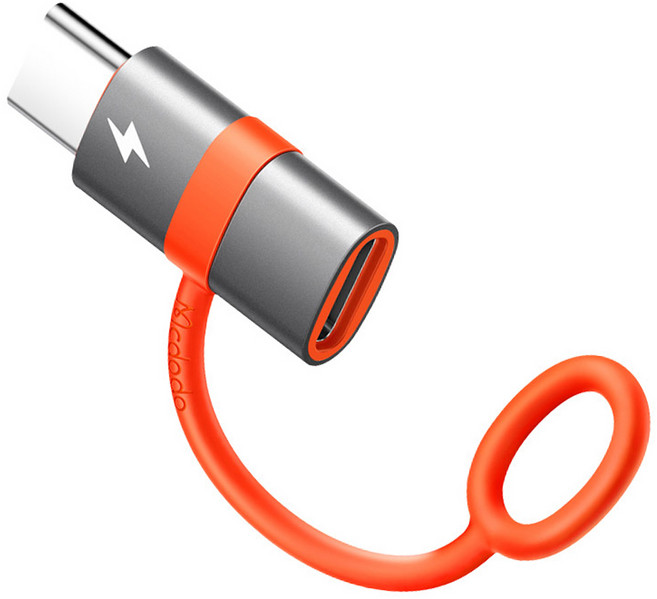 맥도도 포터블 8핀-C타입 미니 젠더, 블랙, 1개, 29mm