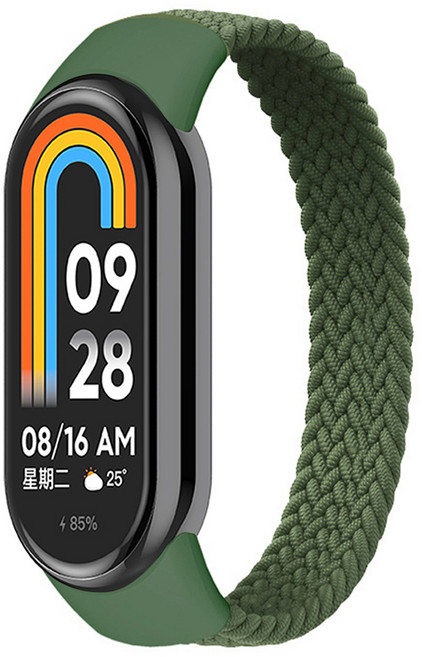 스페이스쉴드 샤오미 브레이드 솔로 루프 스트랩 M, 카키, 1개