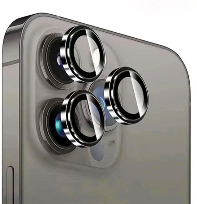 글리스큐 강화유리 휴대폰 카메라 렌즈보호필름 티나늄 그레이, 1개