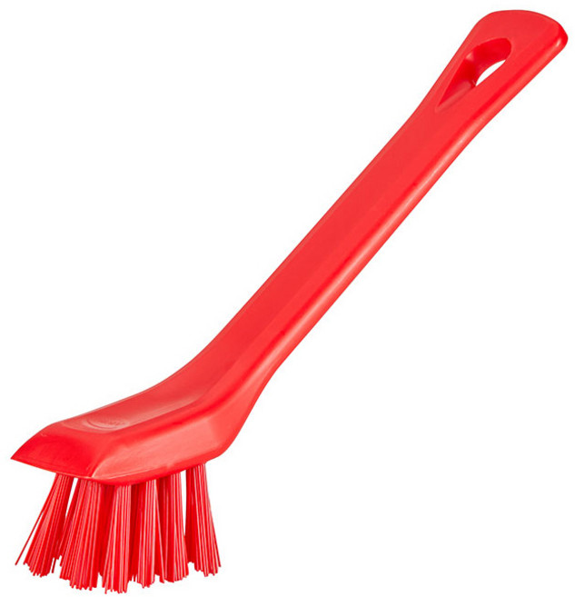 바이칸 스크럽 브러쉬 틈새 찌든때 주방 청소솔 다용도 브러쉬 VK-3951, 빨강, 1개