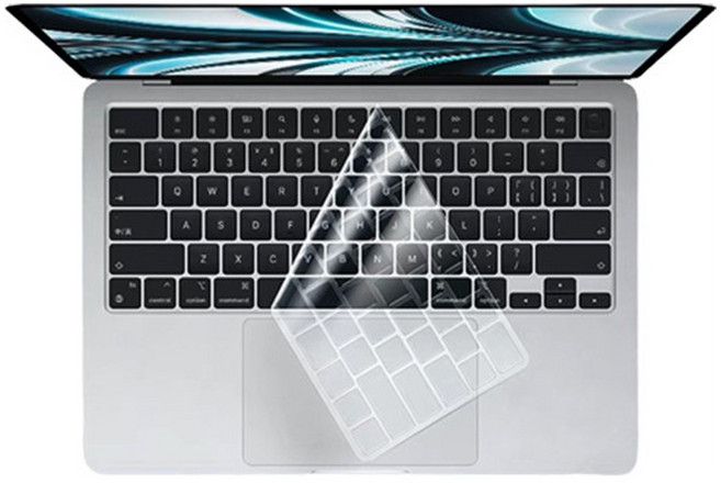 애니클리어 맥북 에어15 M3 키스킨, 투명, 1개