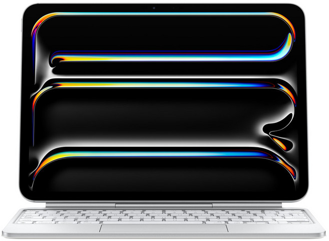 Apple 정품 매직 키보드 iPad Pro(M5 모델)용, 화이트, 한국어