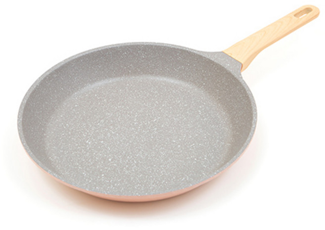 셰프리아 인덕션 IH 피크닉 마블스톤 라이트 프라이팬 핑크, 28cm, 1개