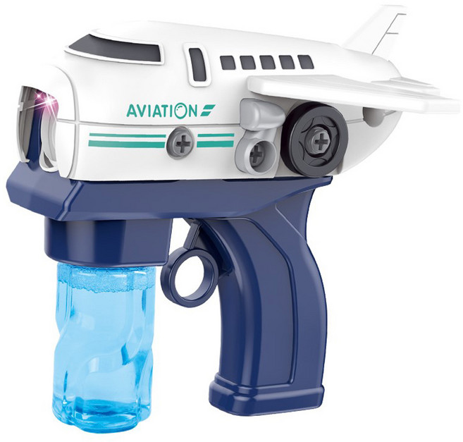 봉봉 자동 비눗방울 버블건 23012 + 버블액 세트, 비행기, 1세트