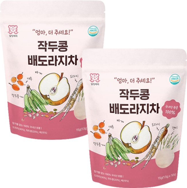 달링베베 작두콩 배도라지차, 1.5g, 10개입, 2개