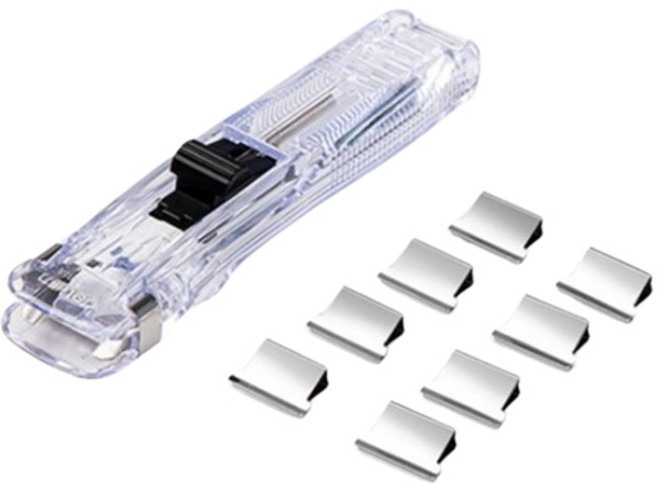 델리 투명 클립퍼 화이트 + 클립 8p 세트 8591A, 4세트