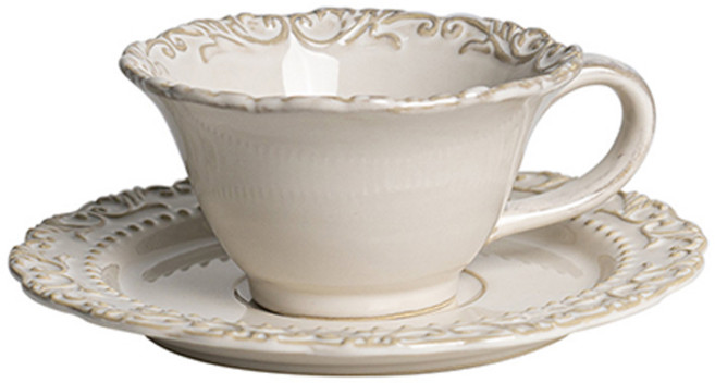 엔틱 바로크 커피잔 세트 225ml, 1세트