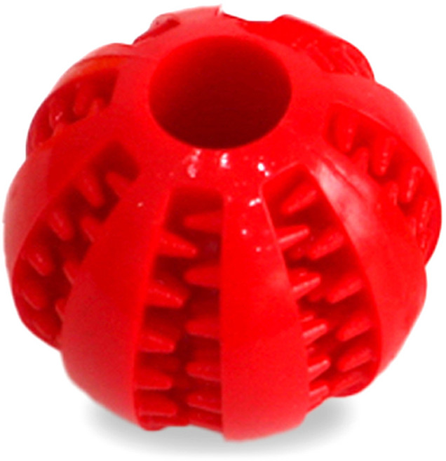 붐붐포 포우타운 강아지 간식 사료 노즈워크 스낵볼 장난감, 레드, 1개