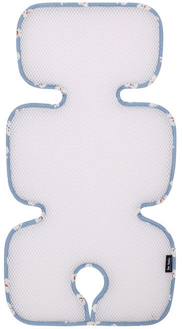 투토츠 3D 유모차 쿨시트 스탠다드, 해피독 블루, 1개