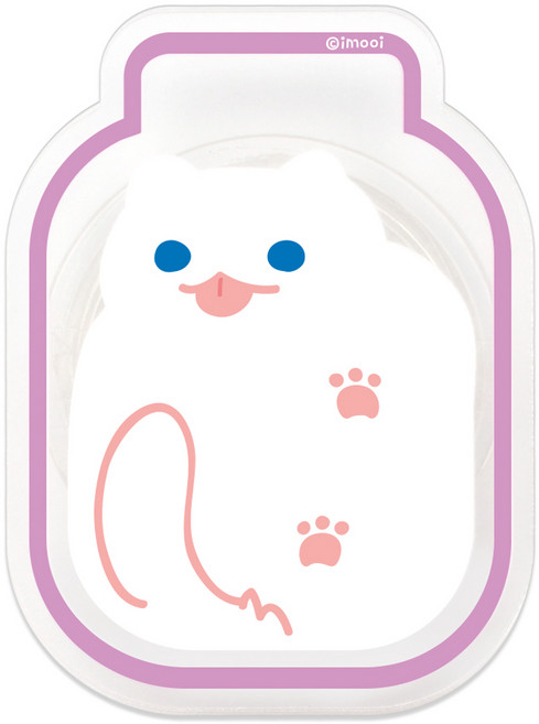 아이무이 모음2 아크릴 그립 스마트톡 거치대, 티컵냥 메롱, 1개