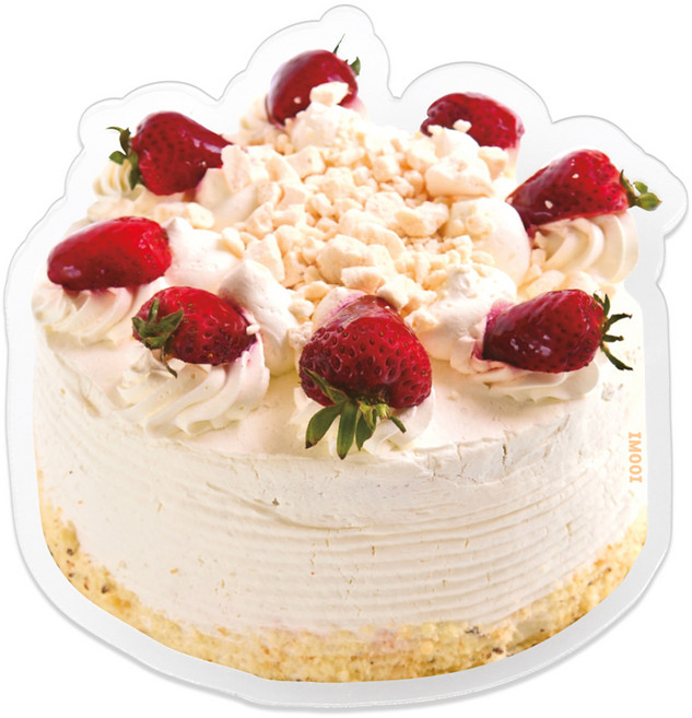 아이무이 모음2 아크릴 그립 스마트톡 거치대, 딸기케익, 1개