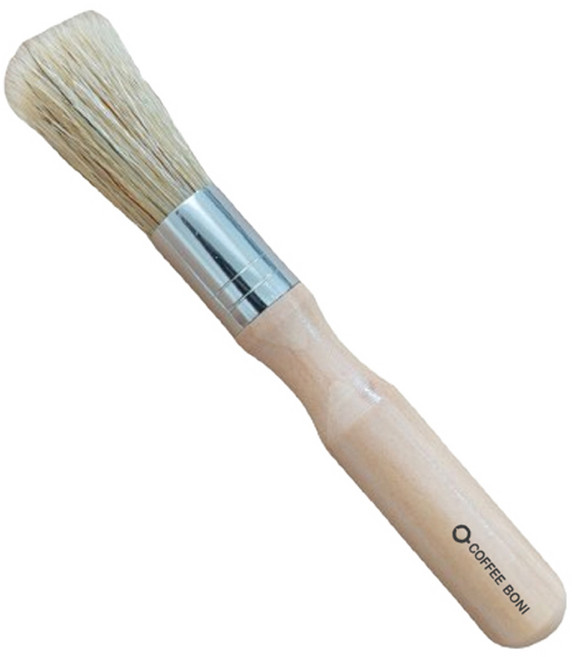 커피보니 그라인더 청소형 원형붓 브러쉬, 우드, 1개