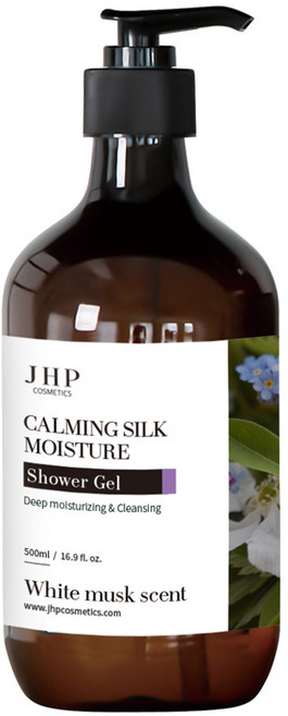 JHP COSMETICS 植萃保濕弱酸性沐浴凝膠 白麝香, 1瓶, 500ml