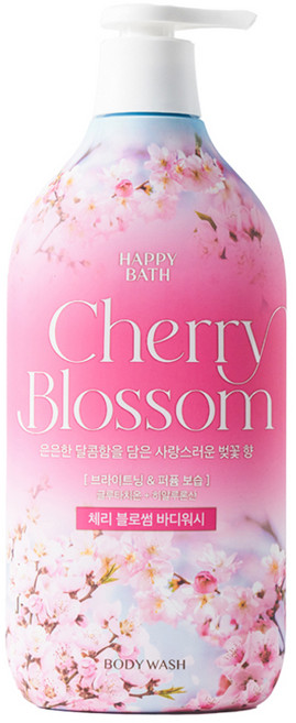 해피바스 바디워시 체리 블로썸, 1개, 900g
