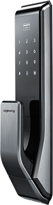 zigbang 推拉式把手電子鎖, SHS-P710, 顧客自行安裝