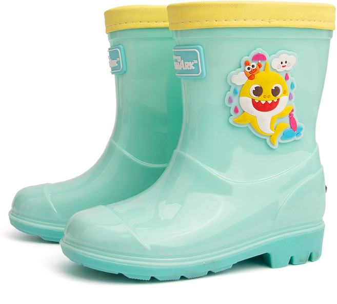 AlphaShoe 碰碰狐 兒童用 鯊魚寶寶 雨靴