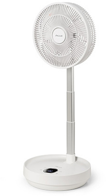 신일 BLDC 무선 폴딩 팬 선풍기, SIF-CAM100, 화이트