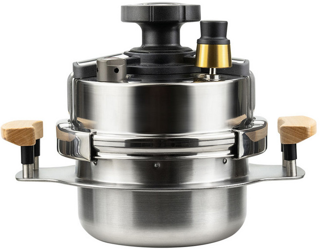 밥도둑 플라잉쿡 IH 압력솥 4 5인용, 1.6L, 실버, 1세트