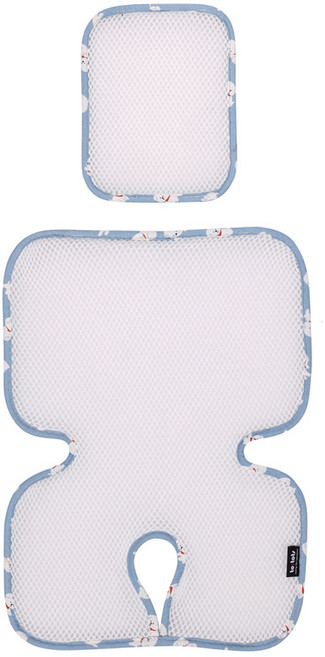 투토츠 유아용 카시트 쿨시트 헤드레스트, 해피독 블루