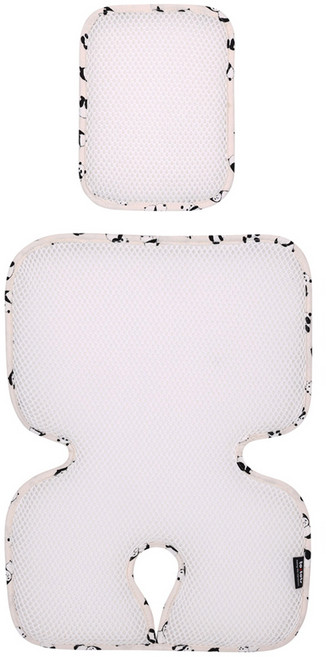 투토츠 유아용 카시트 쿨시트 헤드레스트, 판다바오 아이보리