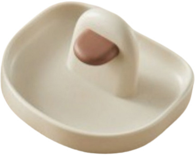 유니복스 냄비 뚜껑 거치대, 베이지, 1개