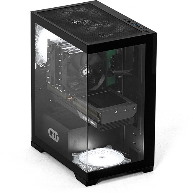 RIT 2024 미들타워 7847XS 라이젠7 라이젠 7000 시리즈 지포스 RTX 4070 SUPER, 블랙, 64GB, 512GB, Free DOS, RT-MTP00008