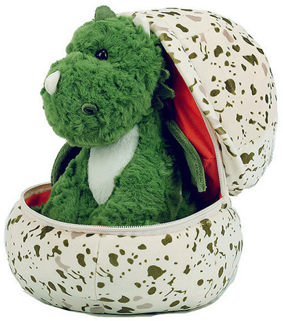 다다랜드 공룡 알 인형, 23cm, 혼합색상, 1개