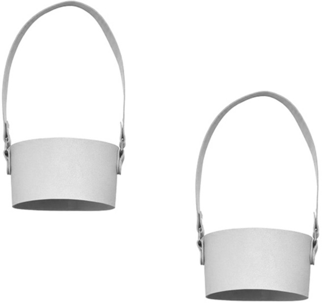 블럭마트 일체형 드링크백 컵커버, 그레이, 2개