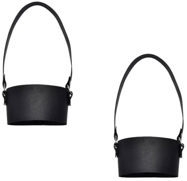 블럭마트 일체형 드링크백 컵커버, 블랙, 2개