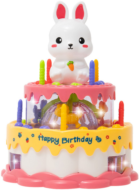 리틀클라우드 멜로디 케이크 장난감, 토끼, 1개