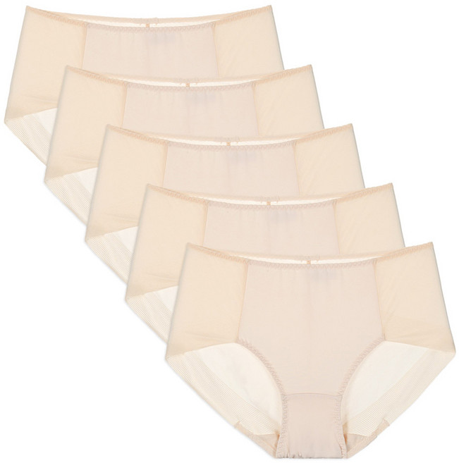 판도라by비비안 여성용 통기성 스키니 노라인 맥시 햄팬티 5종 세트