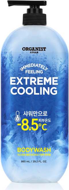 오가니스트 익스트림 쿨링 바디워시, 865ml, 1개