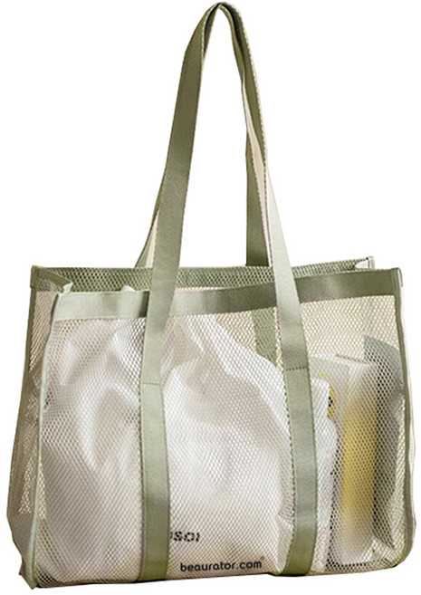 뷰레이터닷컴 코코 매쉬 수영가방, 카키