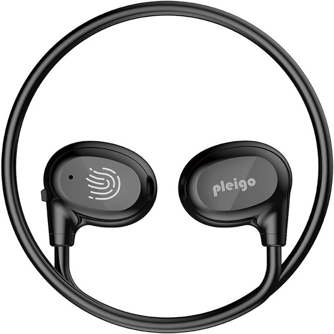 PLEIGO 공기전도 무선 넥밴드 블루투스이어폰 N840 블랙 7시간