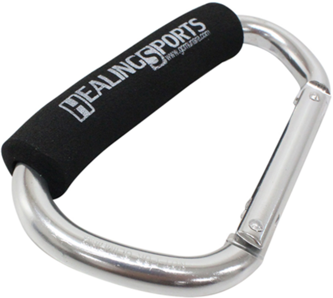 고무나라 카라비너 헬스용품, 실버, 1개