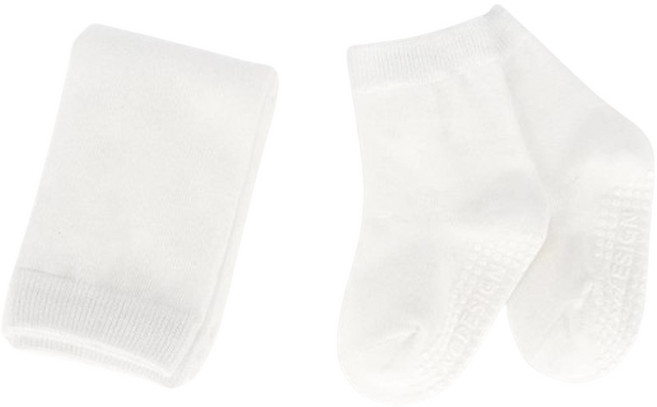 노디자인 아동용 미끄럼방지 분리형 타이즈 세트