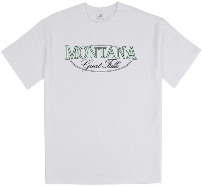 에어플레인 몬타나 릴렉스핏 20수 통기성 라운드 반팔 티셔츠