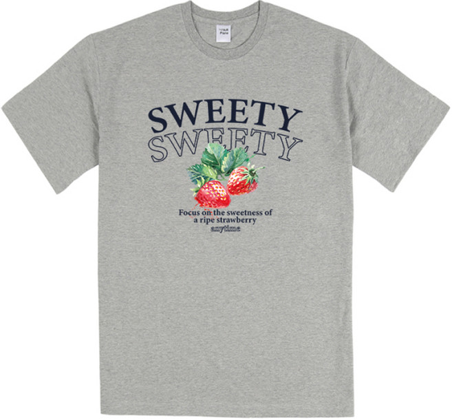 에어플레인 스위티 릴렉스핏 20수 통기성 라운드 반팔 티셔츠