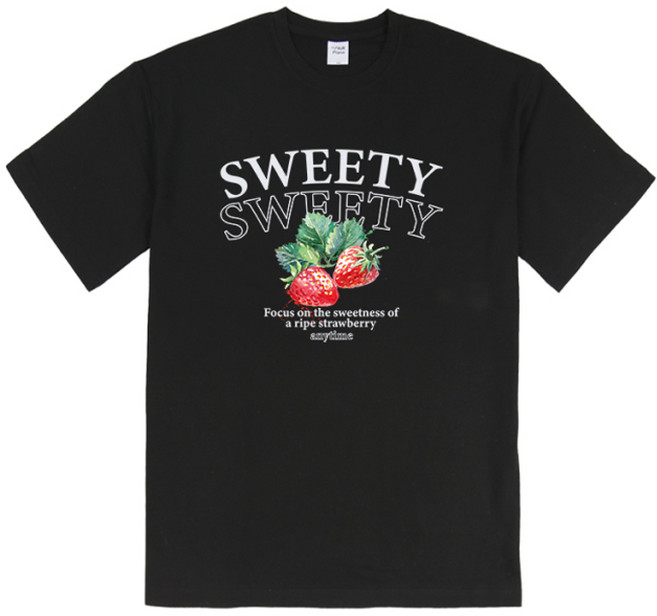 에어플레인 스위티 릴렉스핏 20수 통기성 라운드 반팔 티셔츠