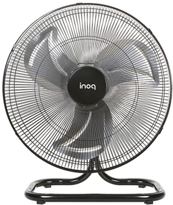 이노크아든 좌우회전 3단 대형 공업용 선풍기 51cm, IA-BF2000L, 블랙