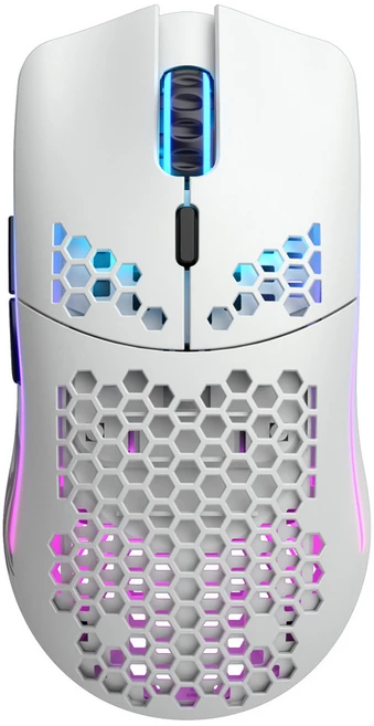 글로리어스 무선 게이밍 마우스, Model O, 화이트 - 쿠팡