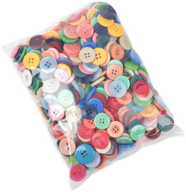 구공칠씨씨 예쁜 콩 둥근 DIY 만들기재료 단추 세트 사이즈 랜덤발송, 중간색상혼합, 1세트
